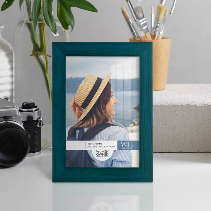Wexford Home - Wholesale Picture Frame - Photo Frame, Real Wood with Wood Grain, Ocean Blue12