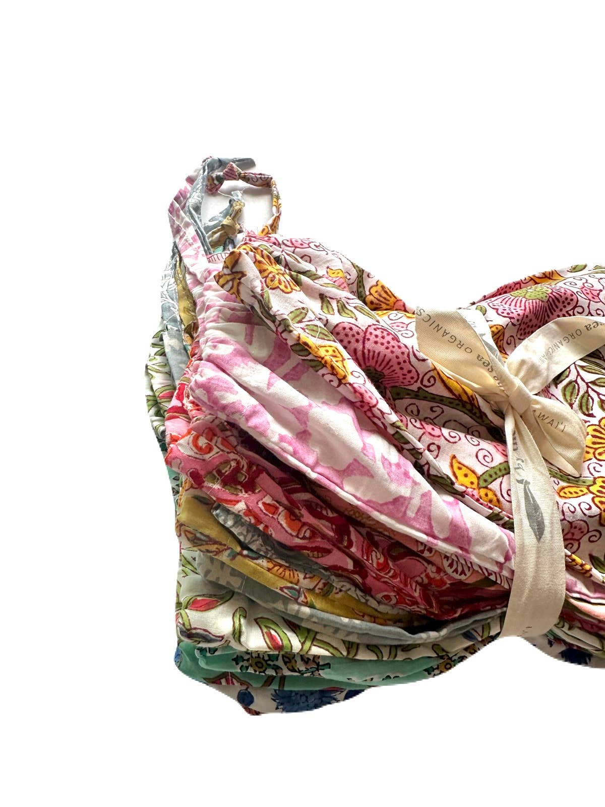 By The Sea Organics - Vente Pochette cadeau - Sacs Cadeaux en Tissu Imprimés à la Main4