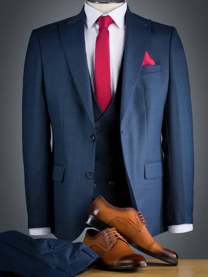 Keswa Leather Classic derby perforated Shoes for Men for wholesale by Keswa