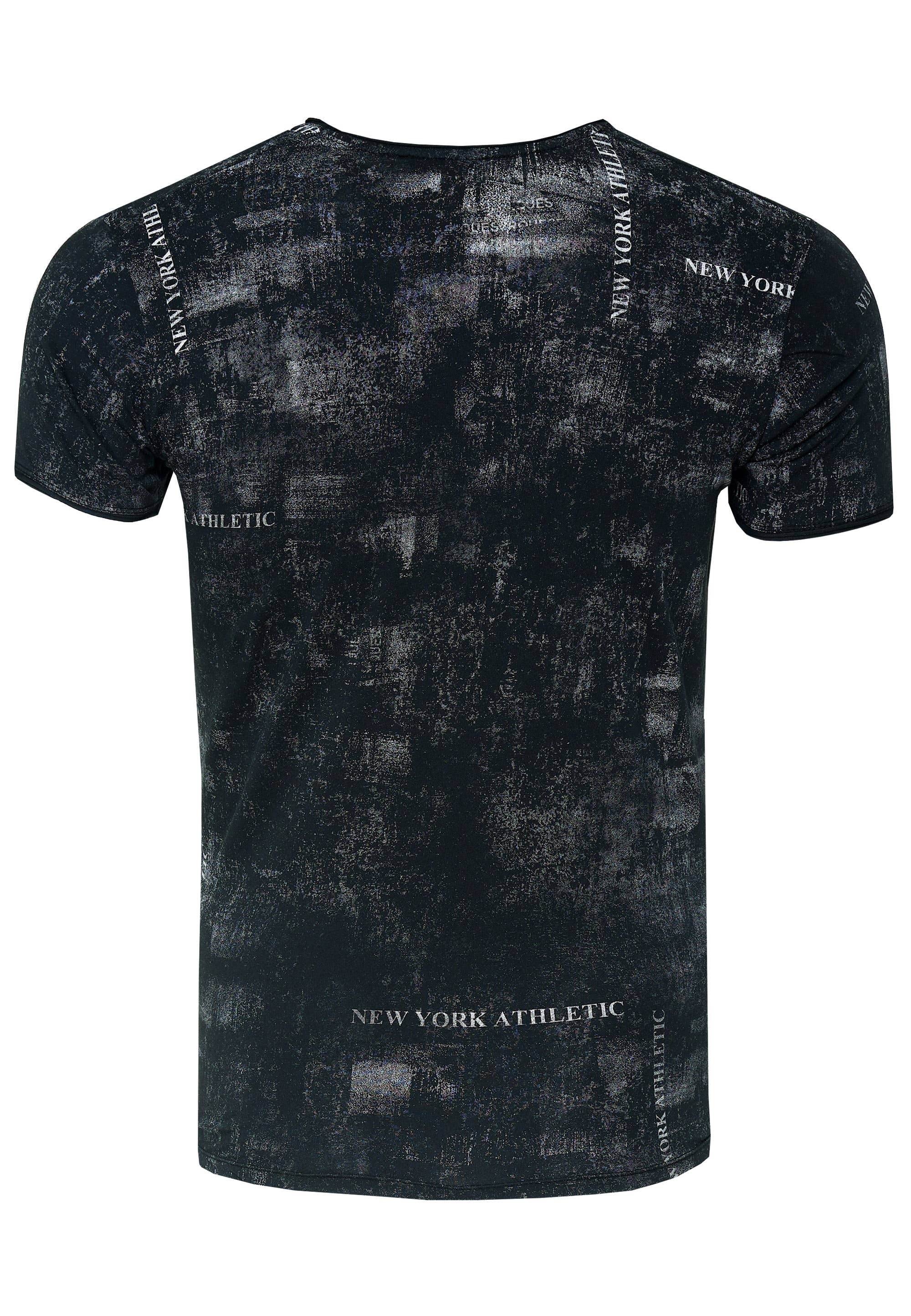 Rusty Neal - Wholesale Screen Printed T-Shirt - Men's - T-shirt in used look, round neck, printed 2441