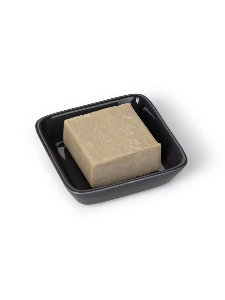 Porcelain Soap Dish | Charcoal for wholesale by CHALK