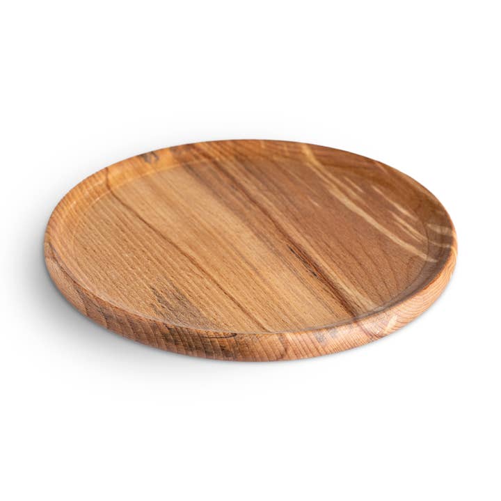 Handmade Large Beech Wooden Plate - Copy for wholesale by Jorbo Collection