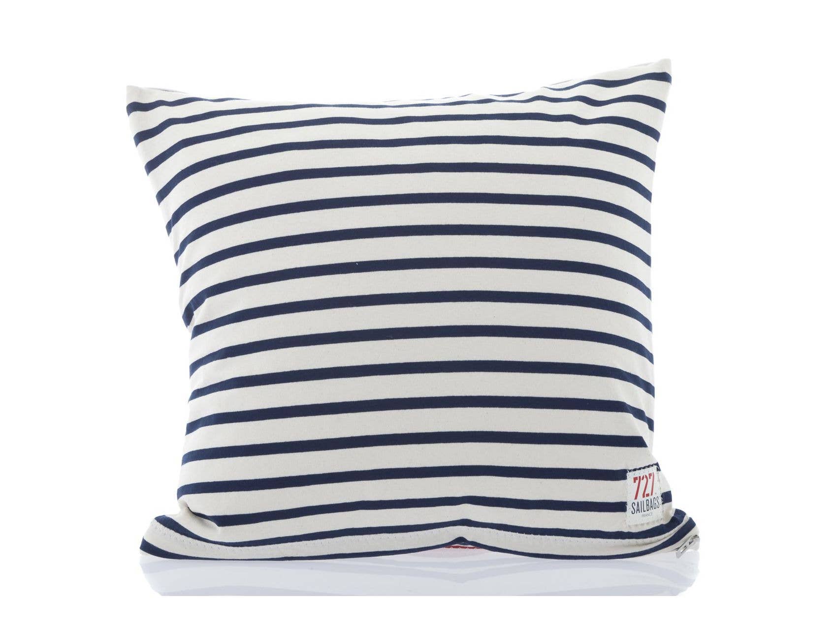 727 Sailbags - Wholesale Throw/Decorative Pillow - Pillow Striped 5 - Red1