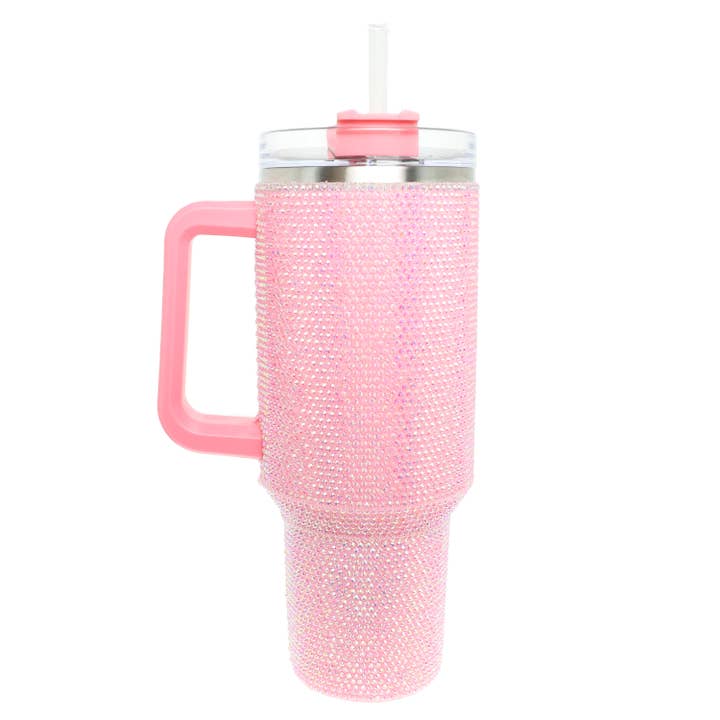 SP Sophia Collection - Wholesale Insulated Mug/Tumbler - 40 oz (1200ML) Stainless Steel Rhinestone Tumbler 6