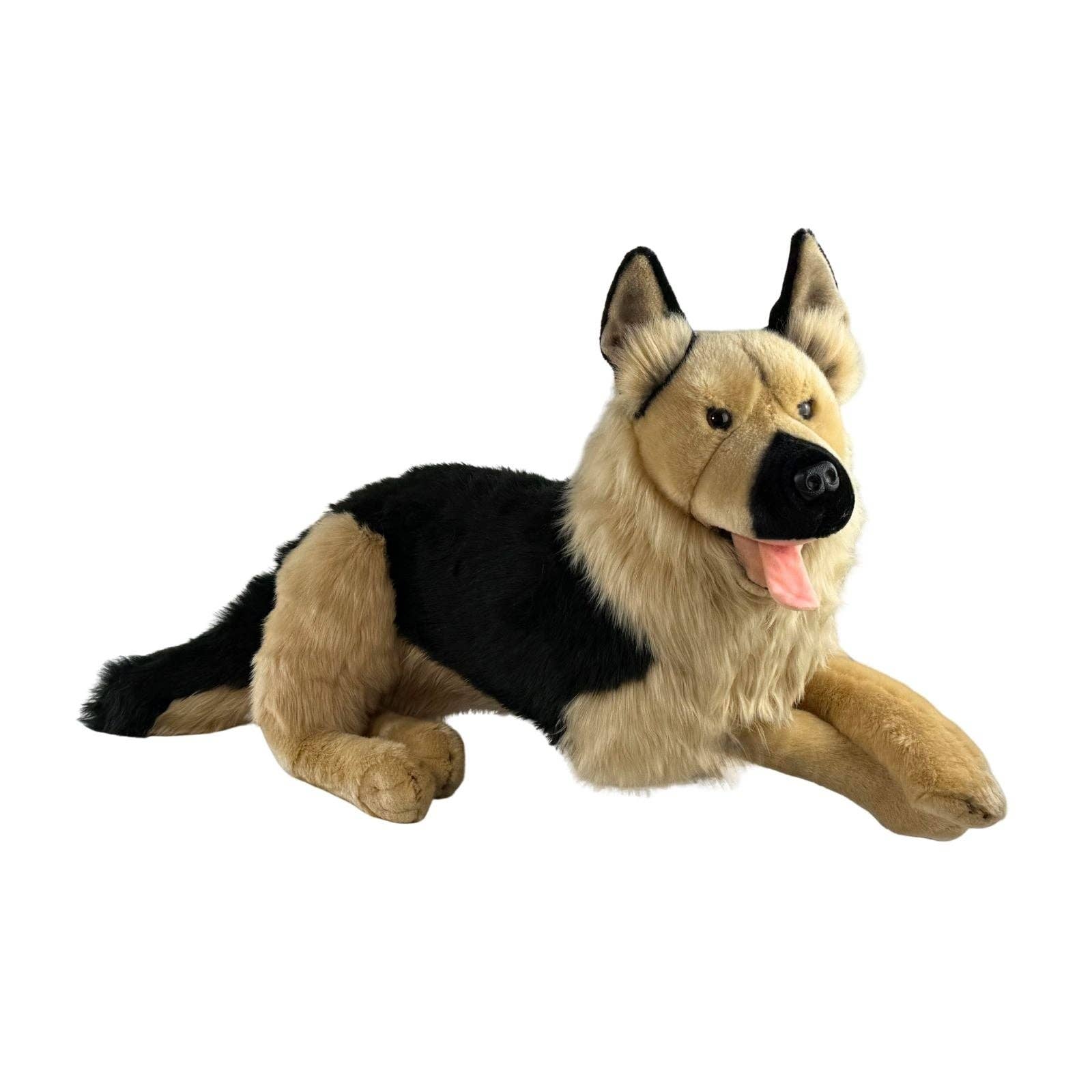 Bocchetta Plush Toys - Wholesale Pet Plush Toy - Dog - Caesar - German Shepherd - 64cm lying5