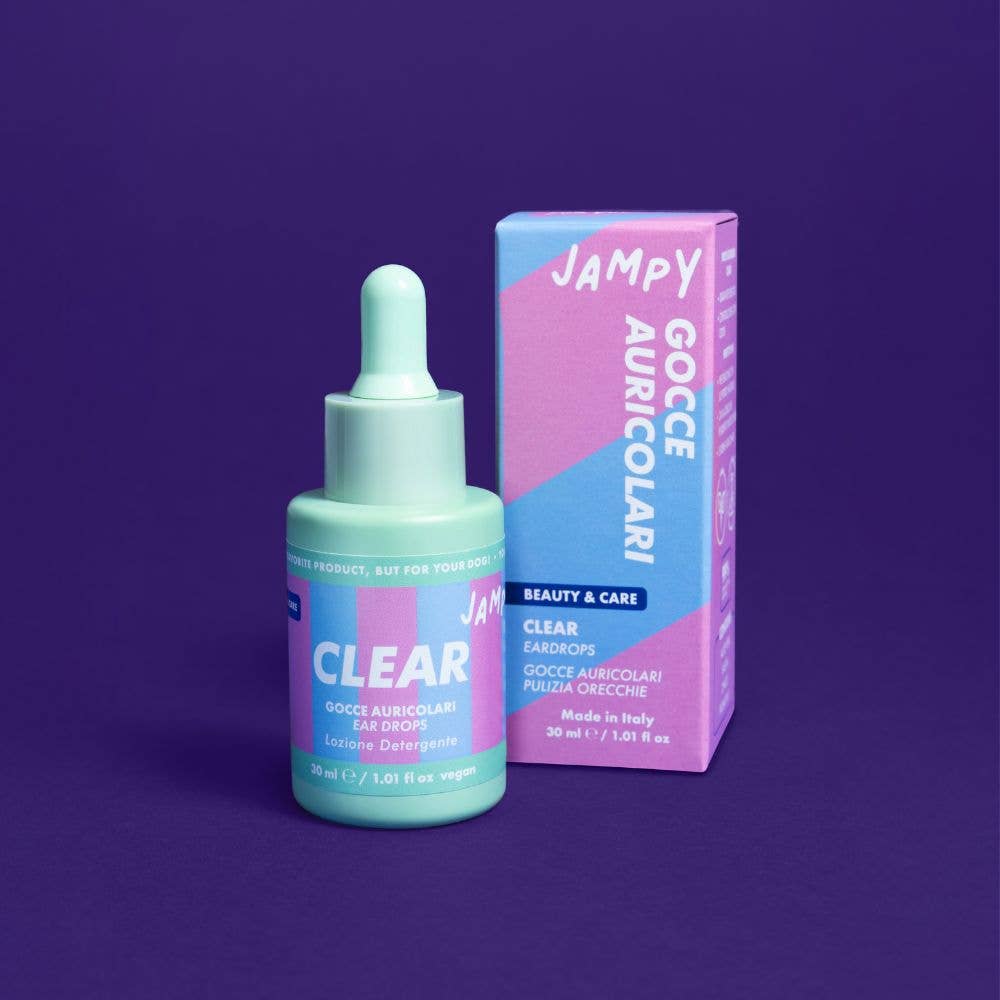 JAMPY - Wholesale Pet Cleaning Supplies - Clear 99% Natural Eardrops For Dogs by Jampy