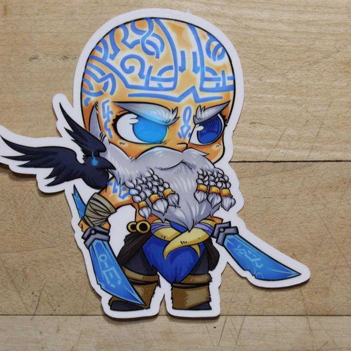 Alrund, God of the Cosmos Sticker for wholesale by Mega Chibi