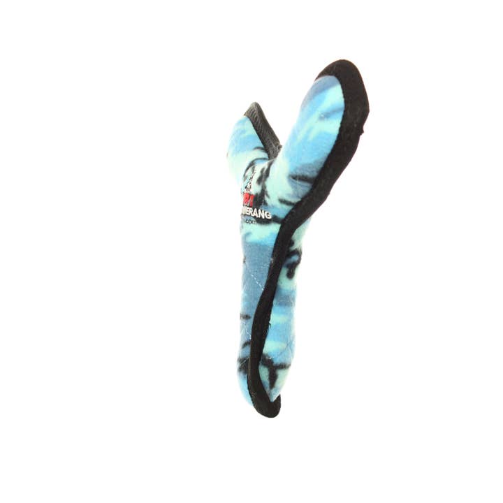 Tuffy Dog Toys - VIP Products – Großhandel Haustier-Quietschspielzeug – Hund – Tuffy Ultimate Bumerang Hundespielzeug, Camo Blue, quietschendes Hundespielzeug