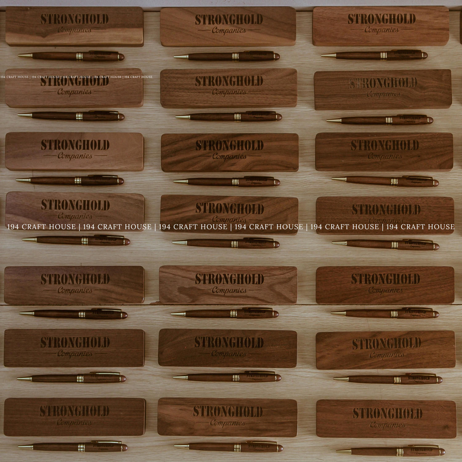 194 Craft House – Engroshandel Pen – Valnødde Træpenne Sæt - Hjemmedekoration & Gaver8