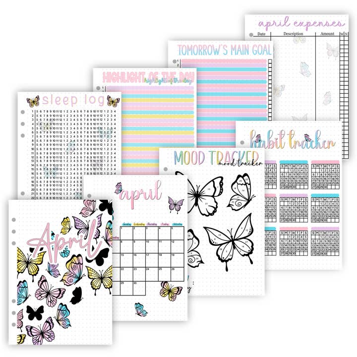 Naomi's Happy Place Shop - Wholesale Planner - 2025 Individual Monthly Pages3