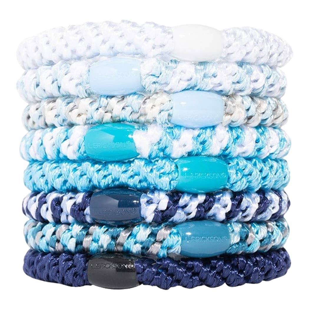 France Luxe/L. Erickson – Engroshandel Hårbånd - Dame – Grab & Go Hestehalebindere - Sæt med otte58