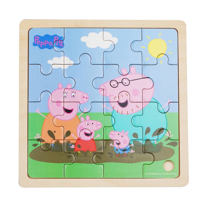 Peppa Wutz - Holzpuzzle - Schlamm für den Großhandel von Barbo Toys