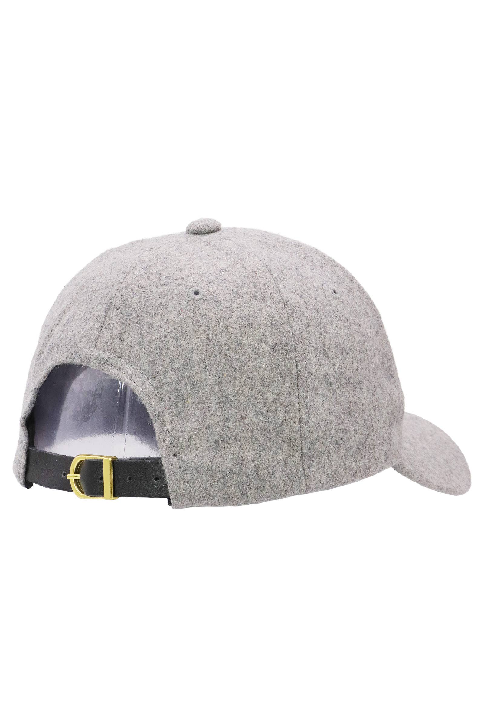 Cap Zone - Vente Casquette de baseball – unisexe - Casquette de baseball en laine véritable avec boucle à l'arrière5