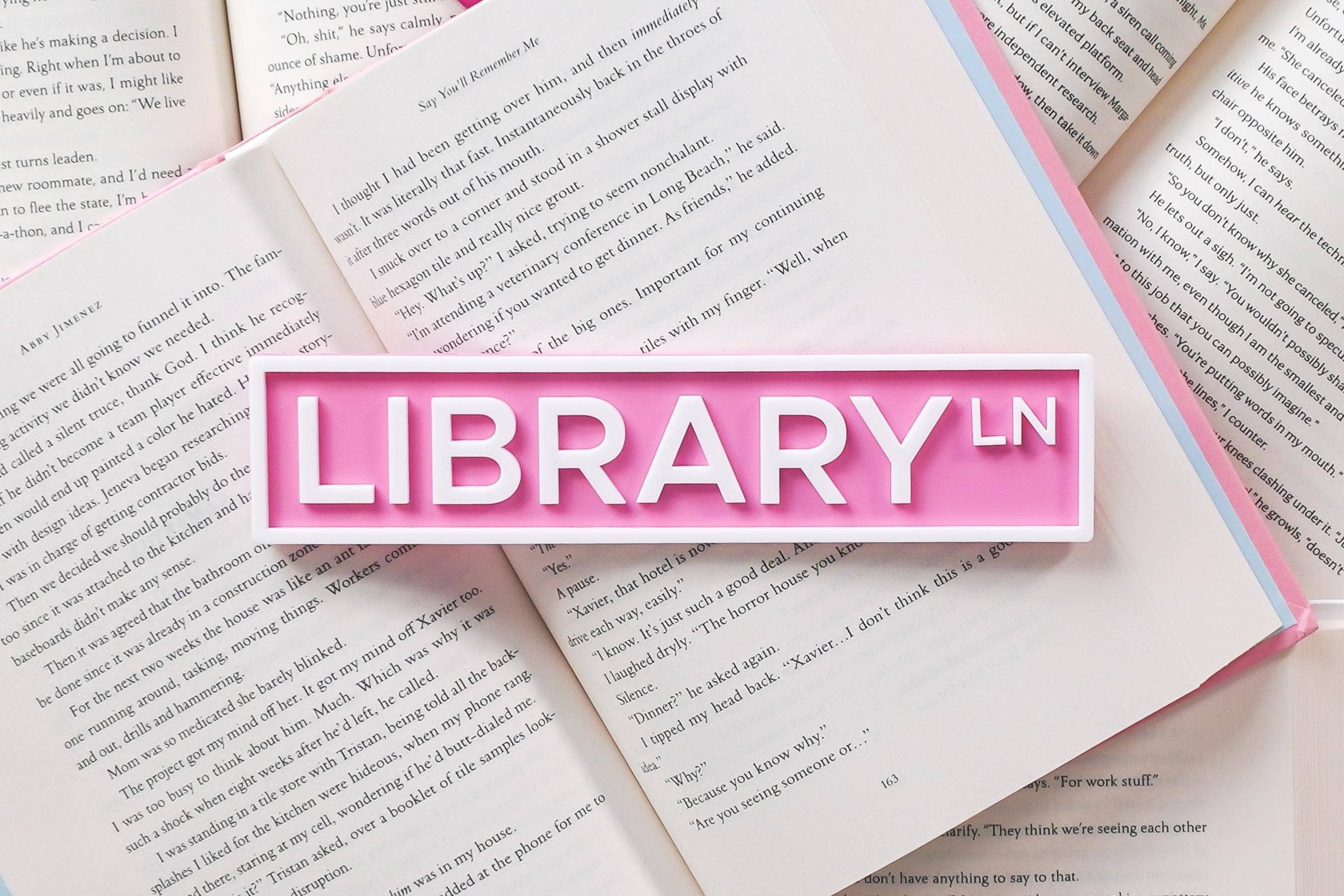 Chapter & Craft Studio - Wholesale Sign - Library Lane Acrylic Street Sign0