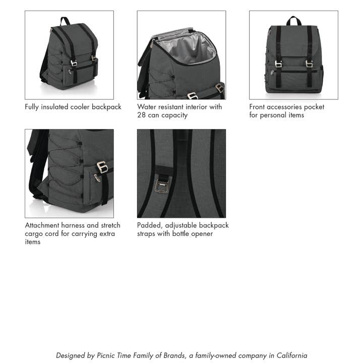 Picnic Time Family of Brands - Wholesale Cooler/Cooler Bag - OTG Traverse Soft-Sided Insulated Outdoor Cooler Backpack19