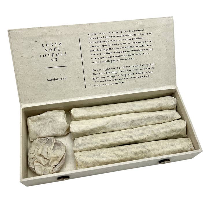 SLATE + SALT – wholesale Incense – Lokta Rope Incense Box Set