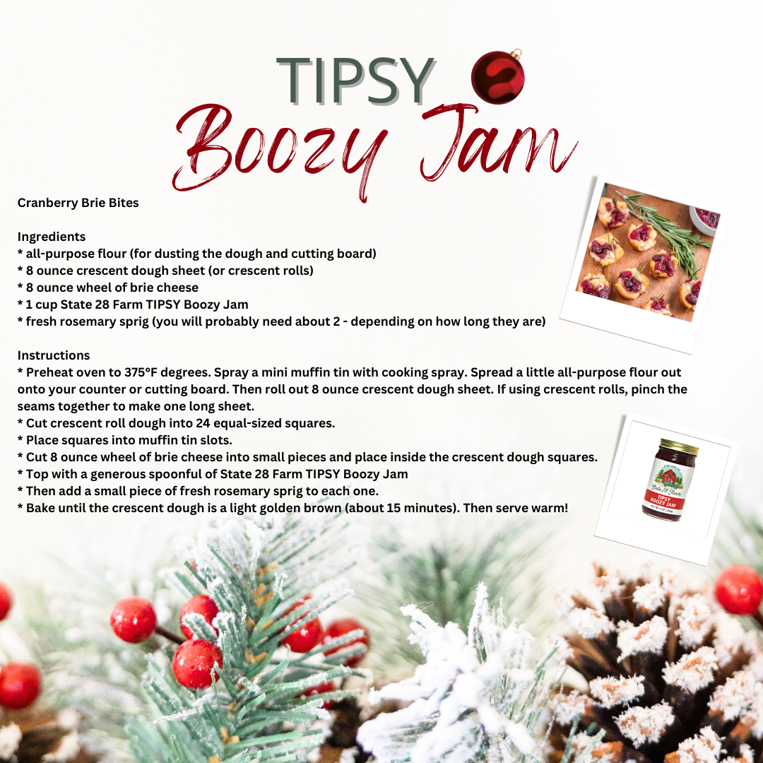 State 28 Farm - Wholesale Jam/Jelly - Tipsy Boozy Jam - 9 oz4