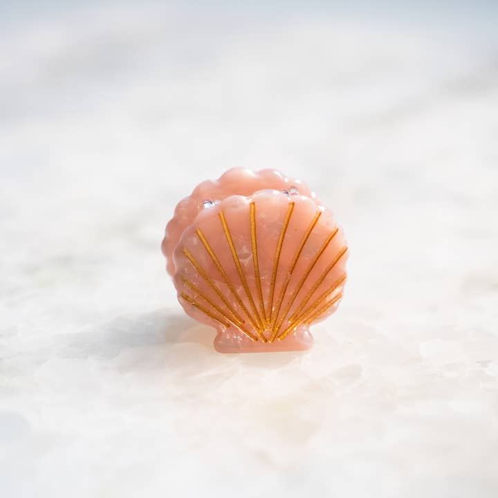 Haven - Wholesale Hair Clip - Kids - Eco Friendly Scallop Shells Hair Clip, Mini