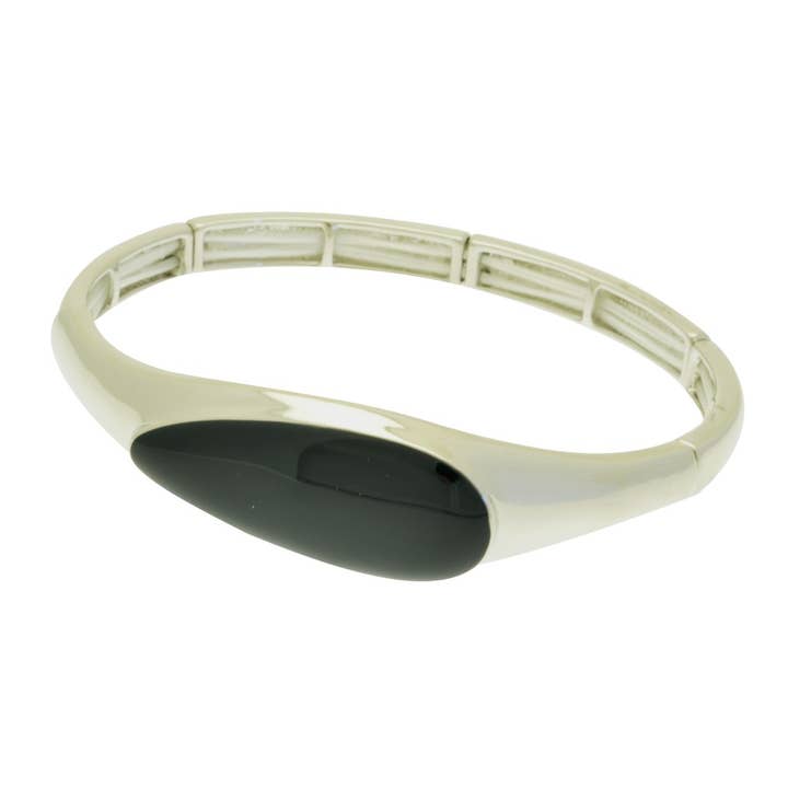 Donkergroene elastische armband voor wholesale door Miss Milly Limited