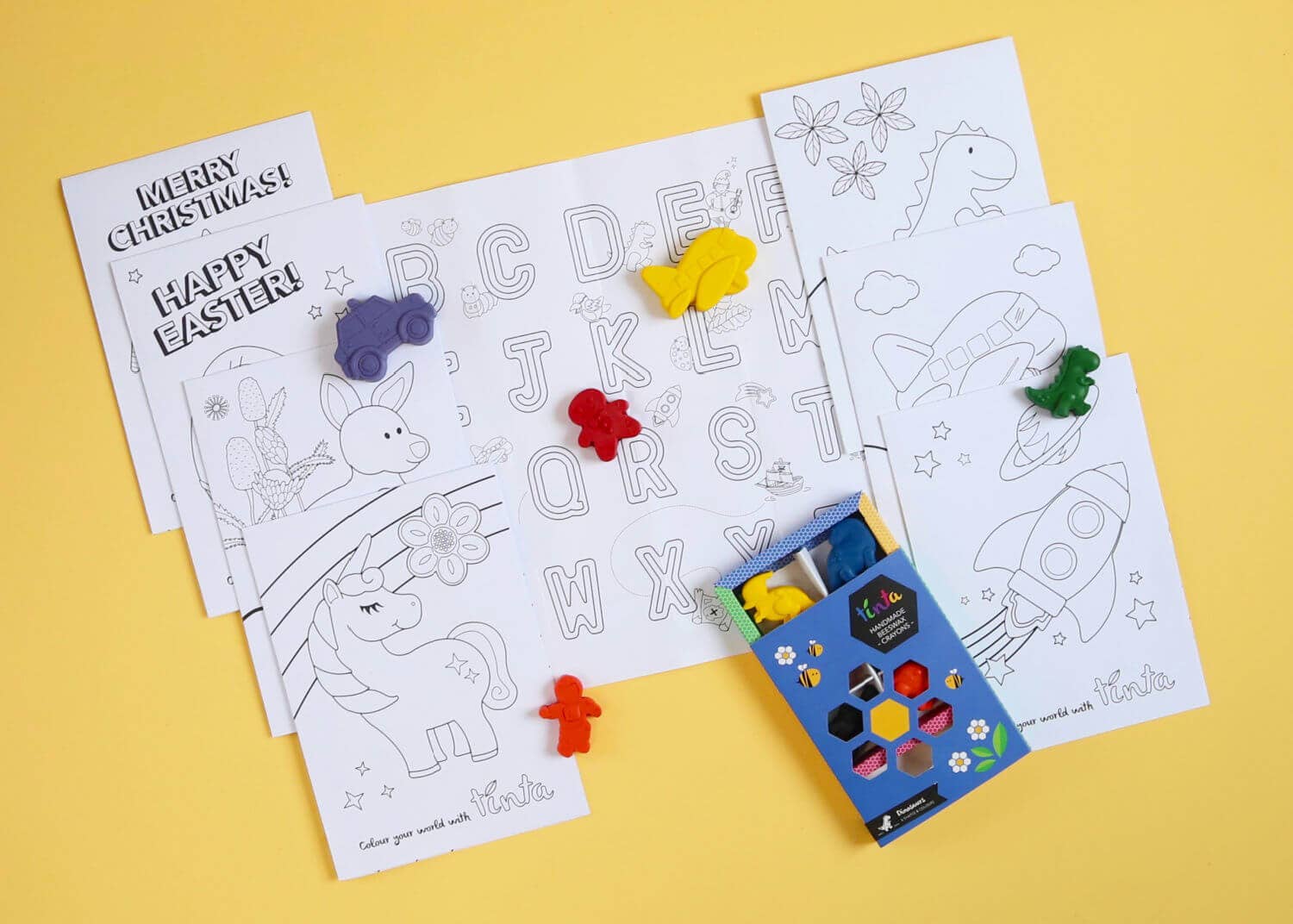 Tinta Crayons - Wholesale Colouring and activity book – kids and baby - A3 Colouring Sheets1