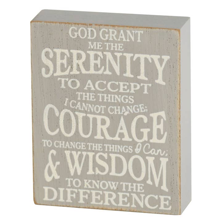 Dicksons - Wholesale Desk/Tabletop Sign - Serenity Prayer Tabletop Plock