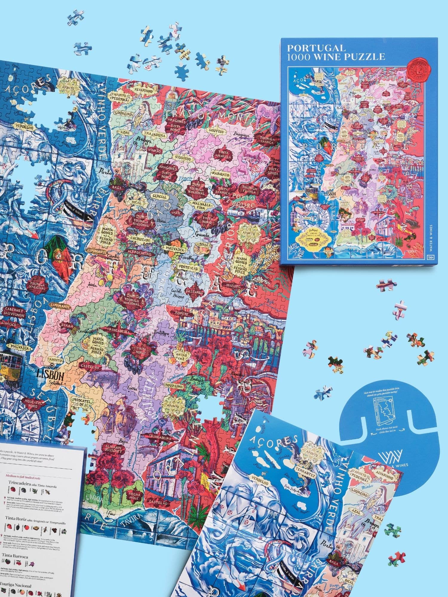 Water & Wines - Venta al por mayor Puzle - Adultos - Puzzle de vino - Portugal1