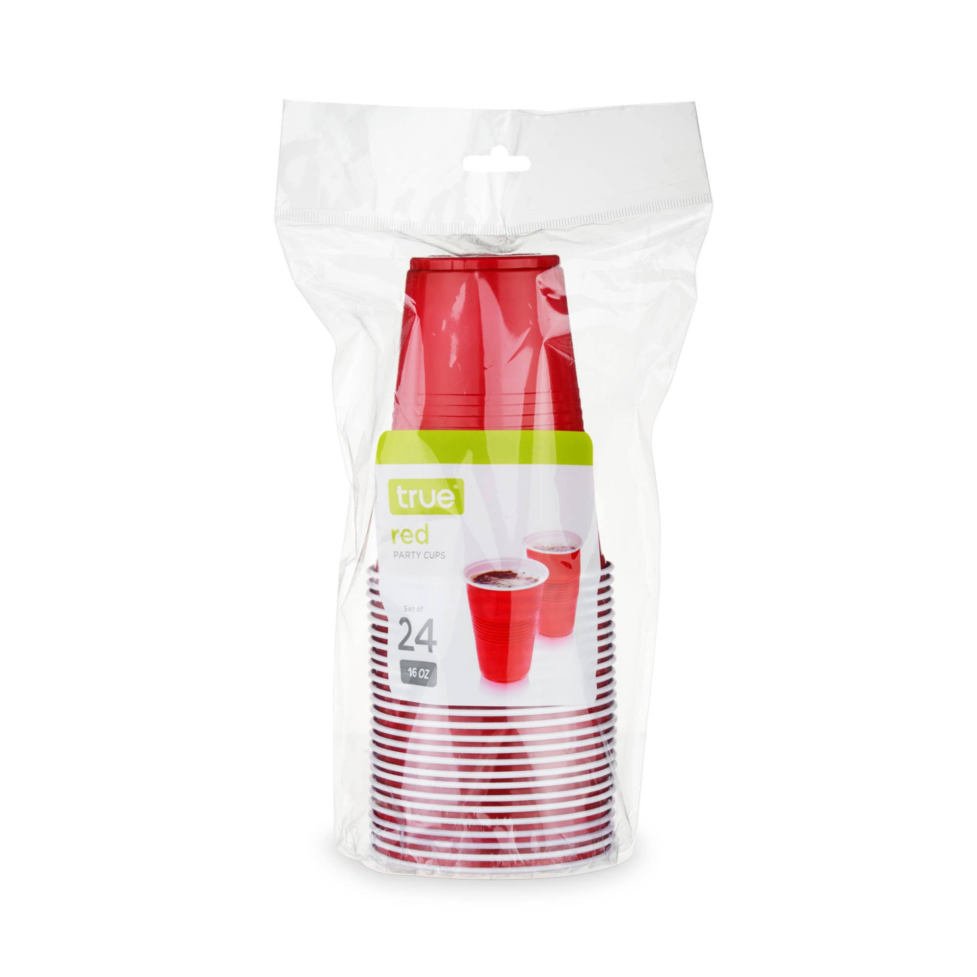 TRUE - Wholesale Disposable Cup - Party Disposable Plastic Cups Pack of 24 Red or Blue10