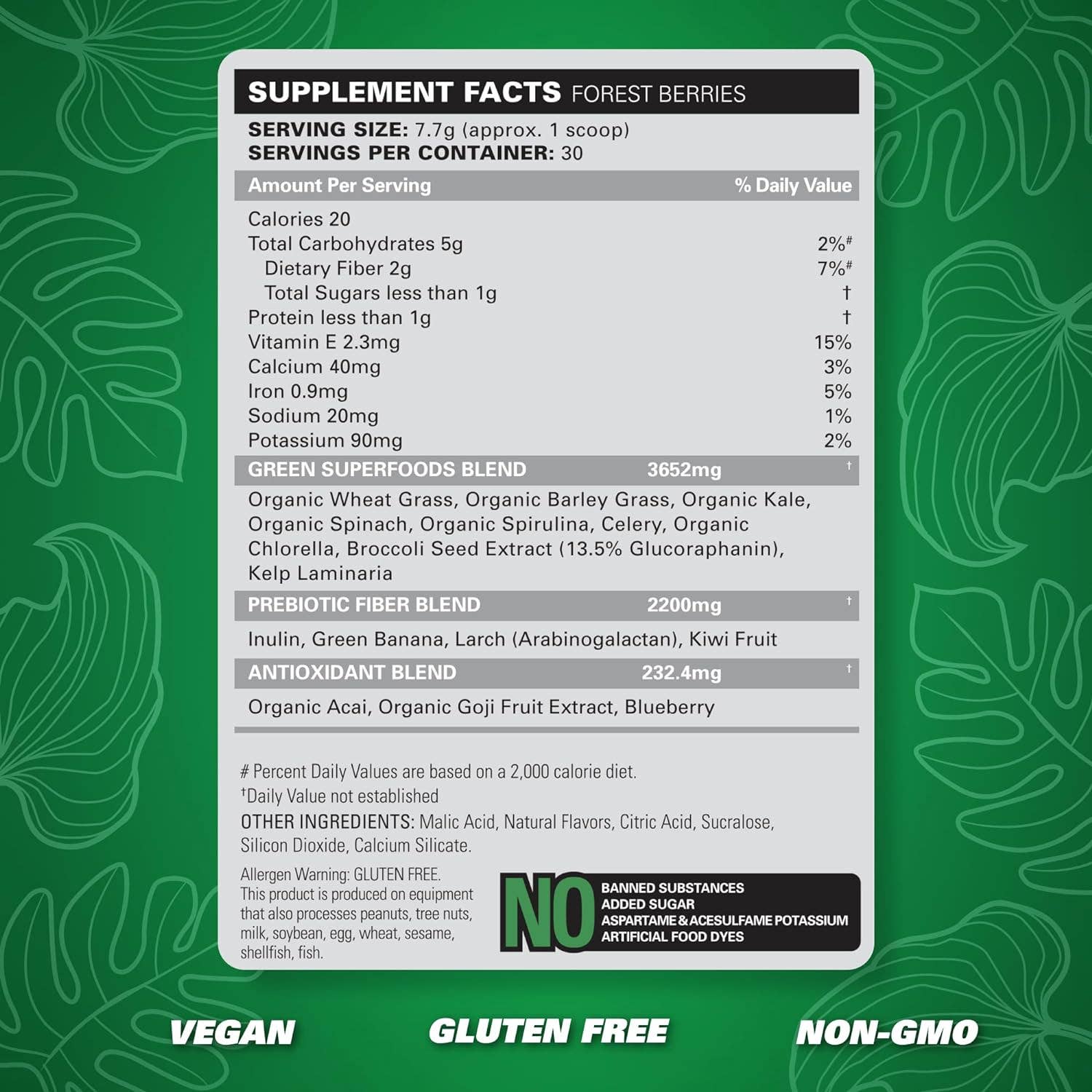 Campus Protein - Wholesale Protein/Superfood Powder - EHP OxyGreens - Daily Super Greens Powder8