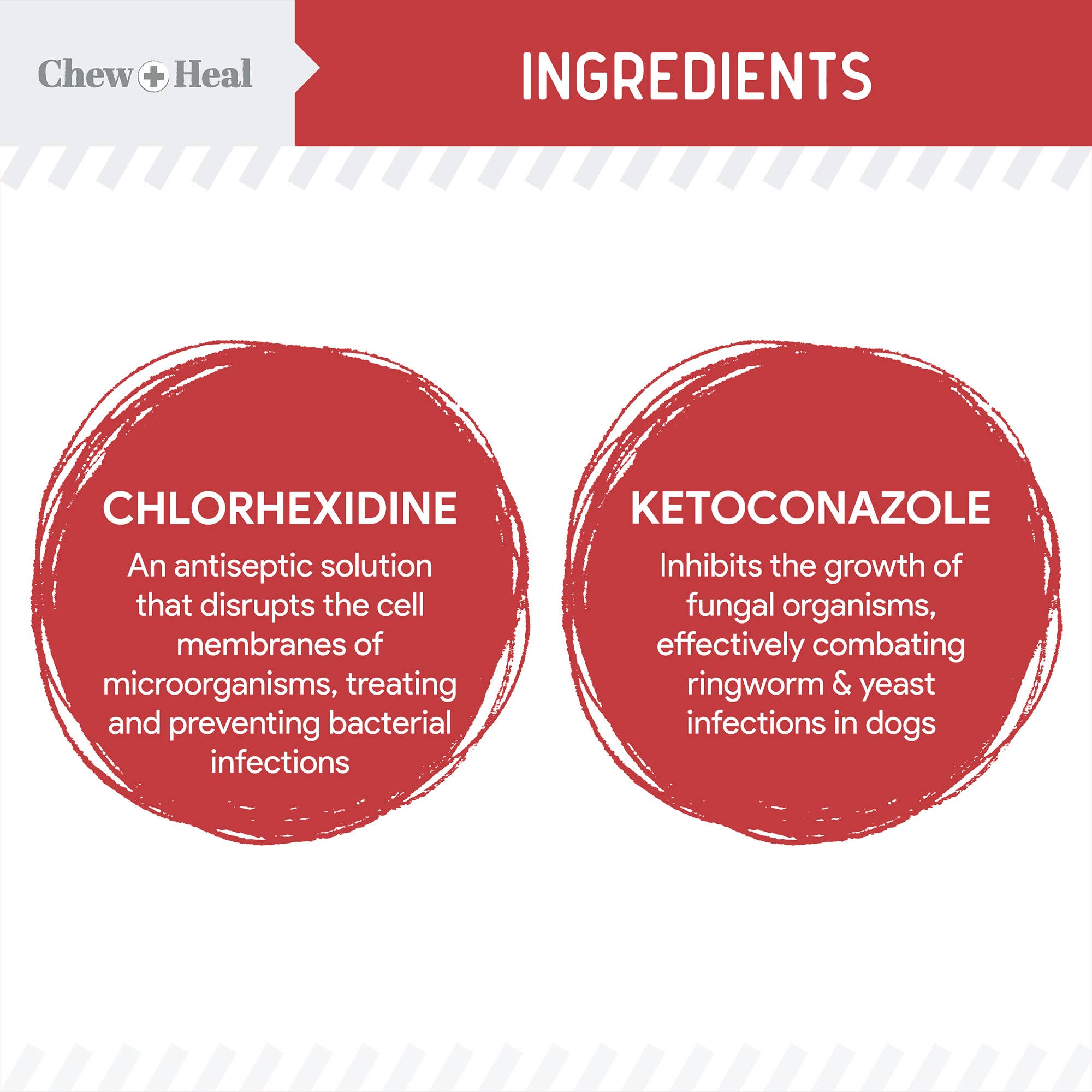 Chew + Heal - Wholesale Pet Grooming Aid - Dog - Antibacterial & Antifungal Medicated Wet Wipes for Dogs1