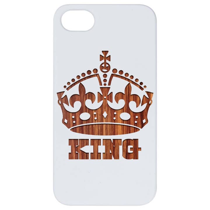 Madeira rosa revestida de branco - gravada rei por atacado de OTTO CASE