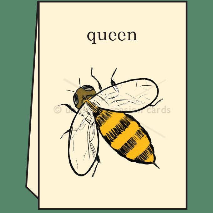 Reine Abeille pour la vente par Unusual Occasion Cards