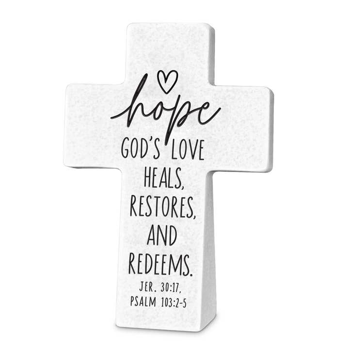 Tableau LCP Croix Espoir L'amour de Dieu Guérit pour la vente par Cottage Garden