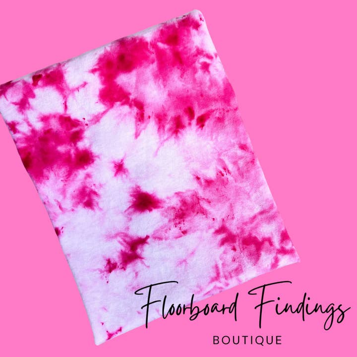Floorboard Findings - Wholesale T-Shirt - Women's - Hot Pink Ice Tie Dye Tee