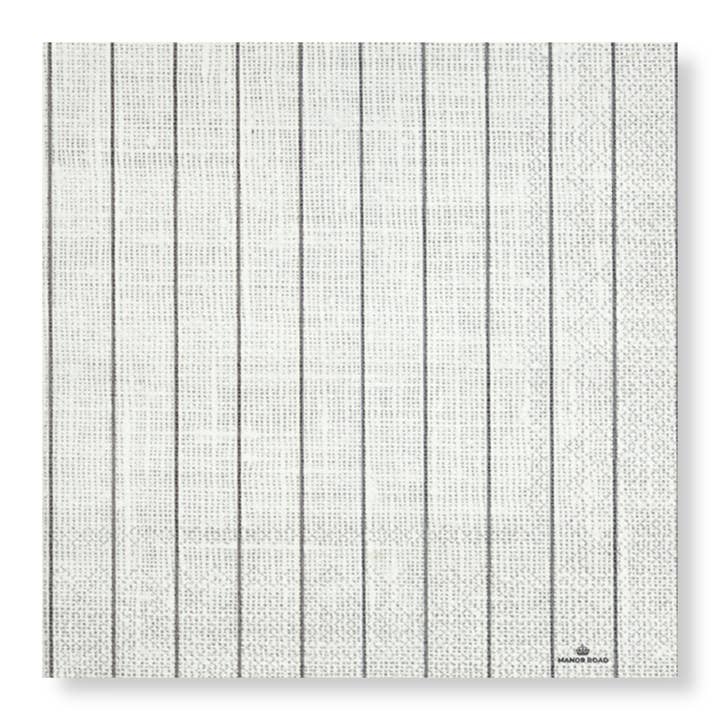 Linen (Pinstripe) Napkins - Dinner for wholesale by Manor Road