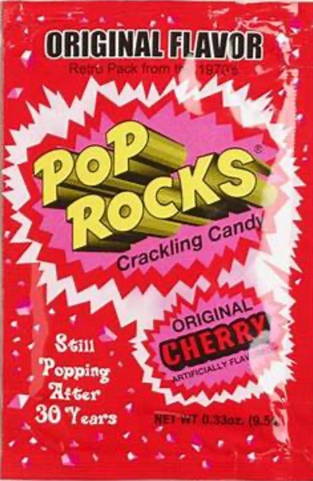 O'Shea's Candies Sweet Shop - Wholesale Hard Candy - Nostalgic Pop Rocks “Original Cherry 🍒” Flavor 24ct Dsp Box3