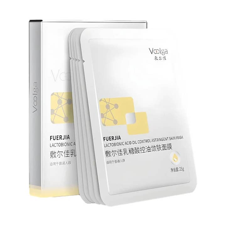 Voolga Lactic Acid Oil Control and Astringent Mask 5pcs for wholesale by BEAUTY CORNER