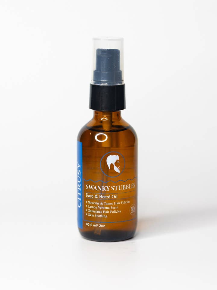 Swanky Stubble Aceite para Cara y Barba | Cítrico para venta al por mayor de Nea Naturals