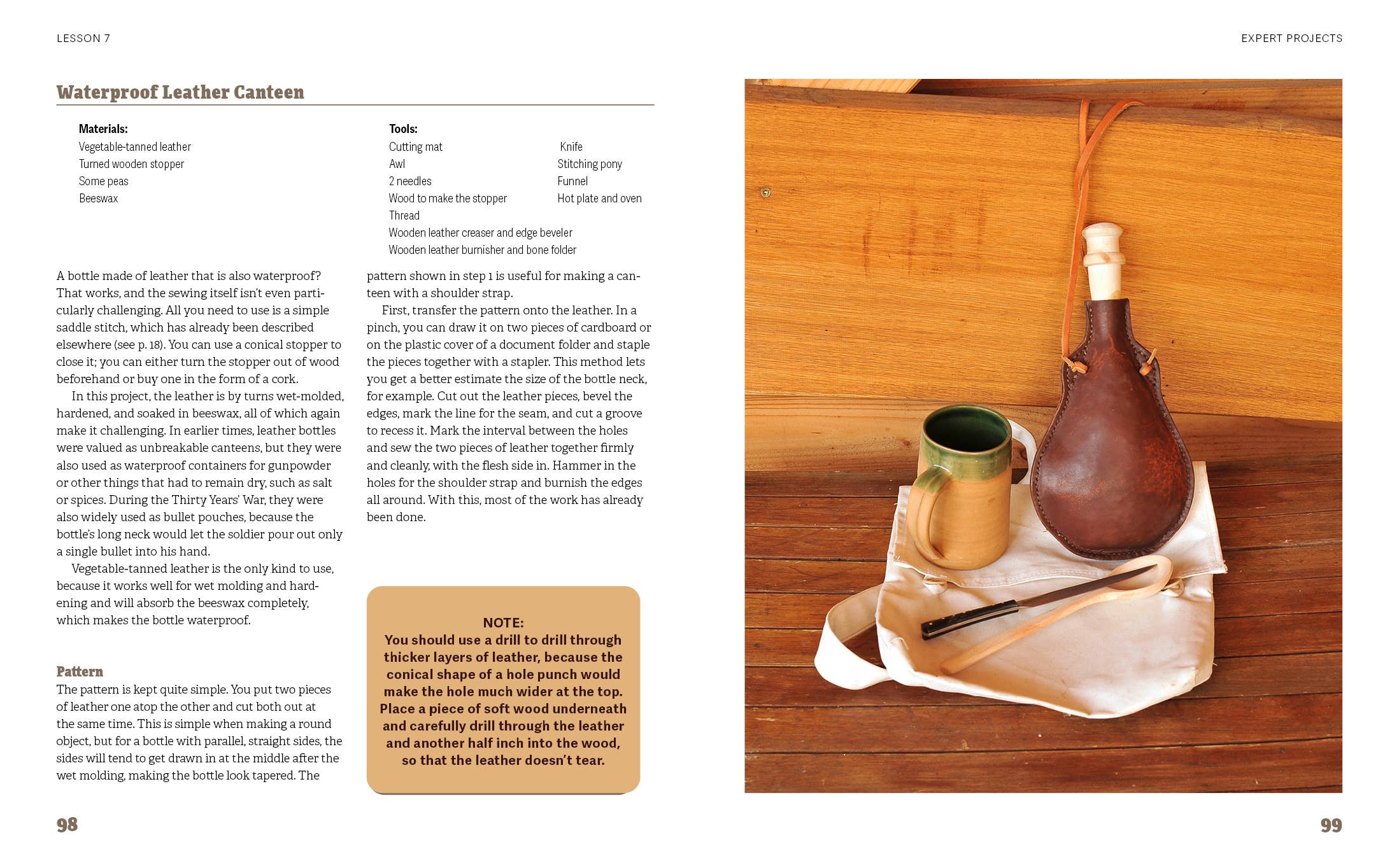 Schiffer Publishing - Vente Livre sur l'artisanat, les loisirs créatifs et le bricolage - Couture du cuir : 8 nouveaux projets pour artisans du cuir de tous niveaux5