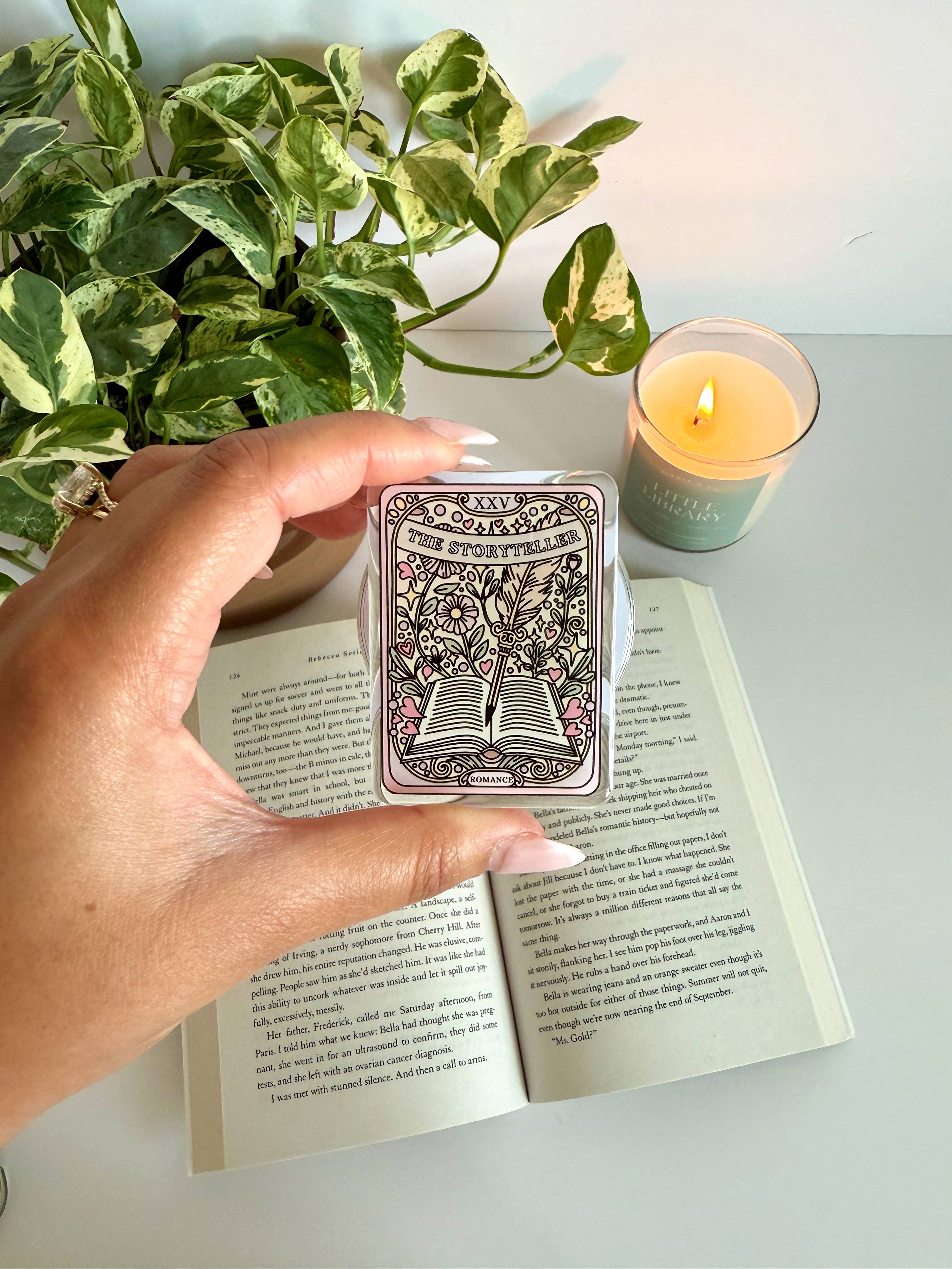 Birdie & Co. - Vendita all'ingrosso Supporto per telefono/tablet - Impugnatura Kindle Storyteller, Supporto per E-Reader Ispirato ai Tarocchi1