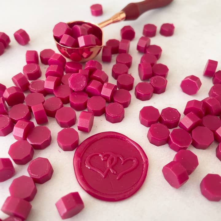 The Natural Paper Company - Wholesale Sealing Wax - Ruby Red Sealing Wax Beads | Plastic Free Wax Seal Beads6