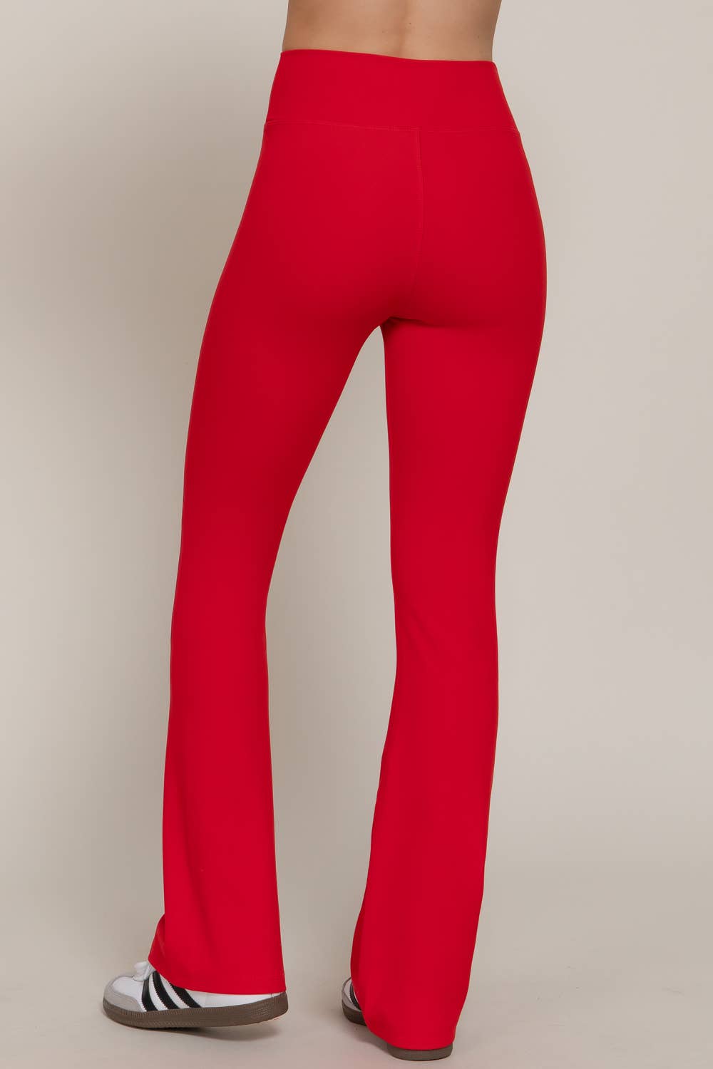 Active Basic | Active USA - Wholesale Athletic Pants - Women's - Waist Band Flare Stretch Workout Long Pants25