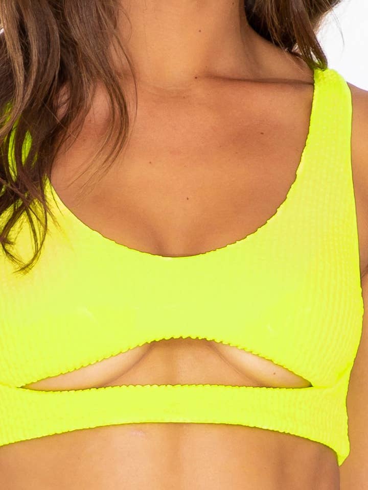 PURA CURIOSIDAD - Open Front Bralette for wholesale by Luli Fama