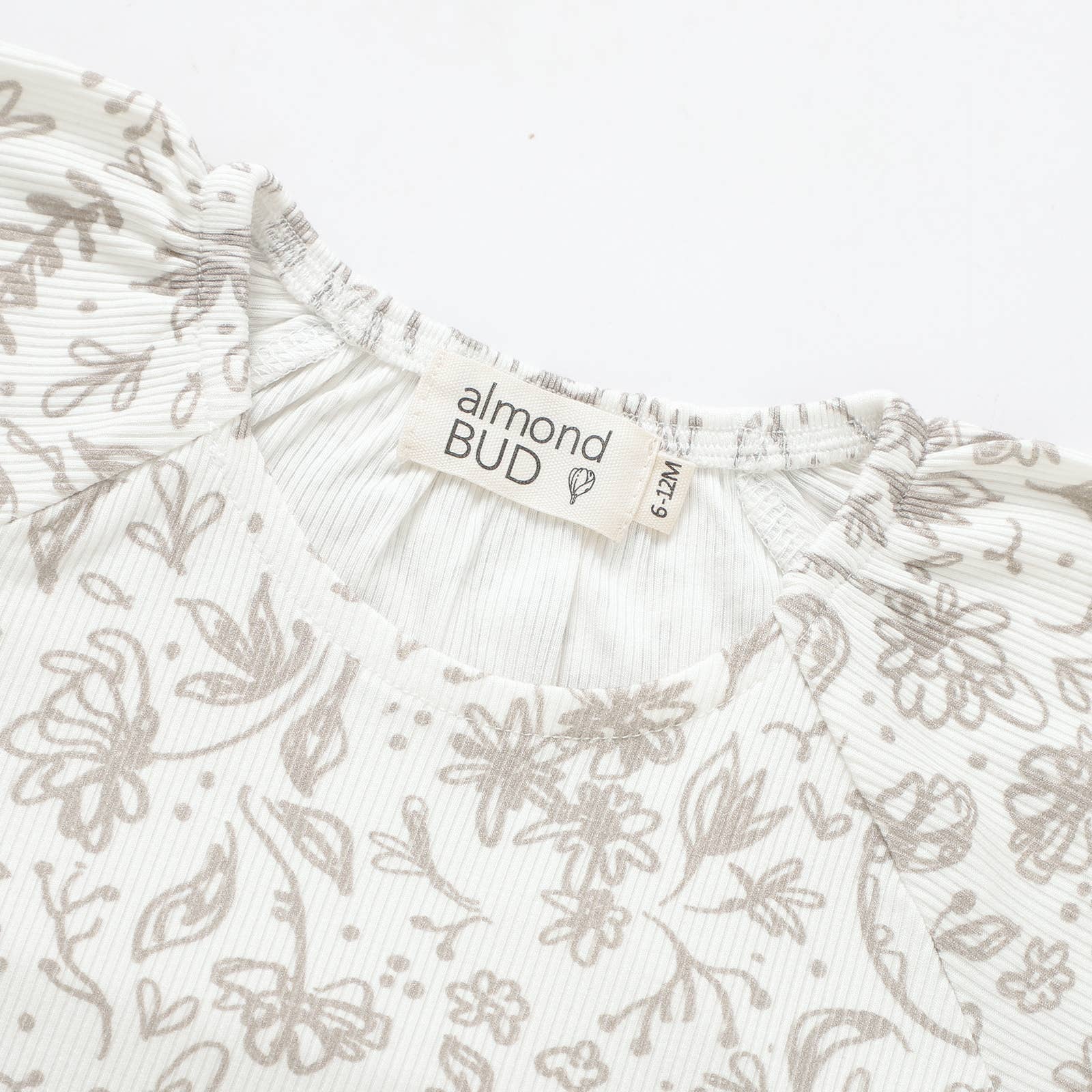 Almond Bud - Wholesale Top en broek set - Kinderen - De Kleine Elfjes Set | Geribd Bamboe Meisjes Set | Baby Peuter5