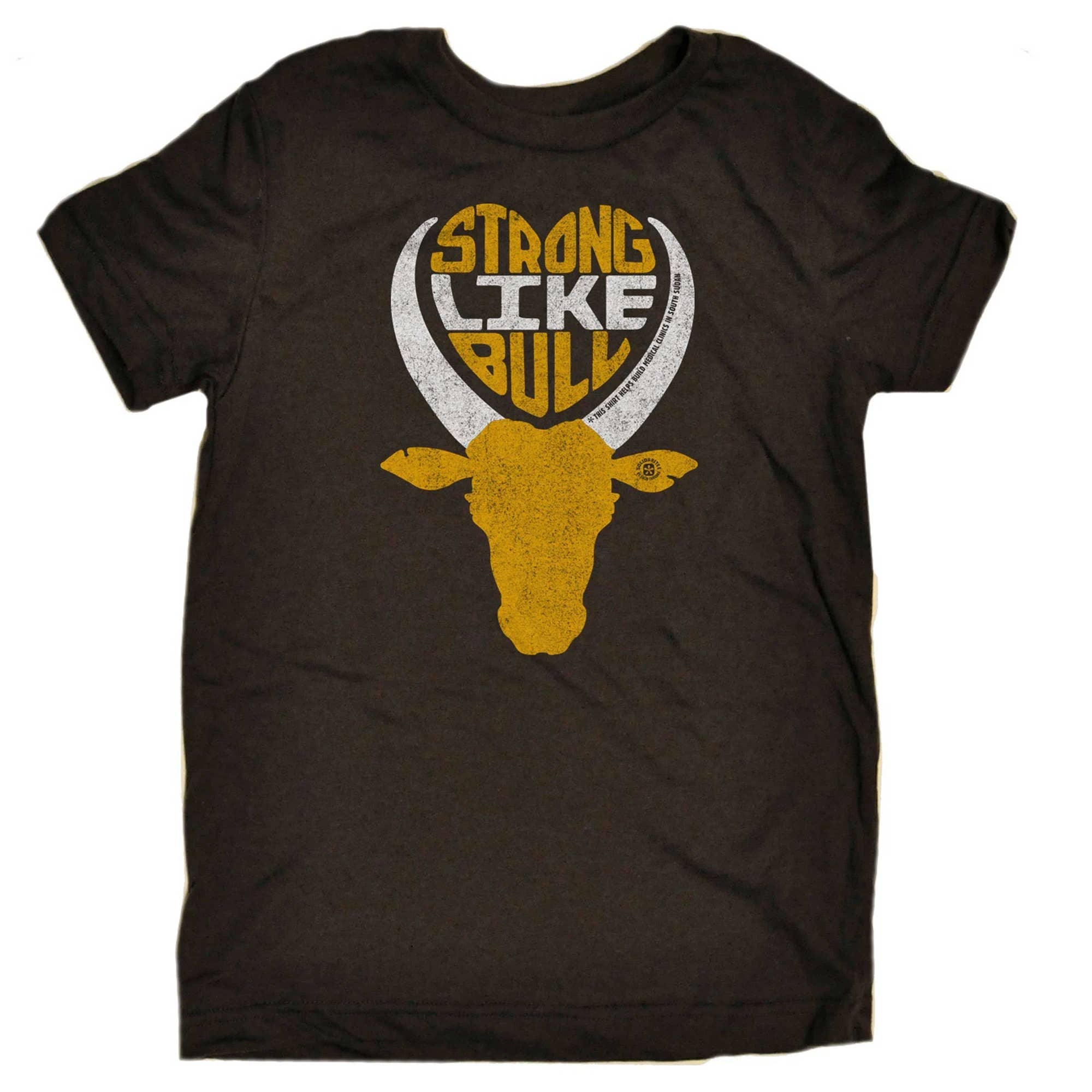 Solid Threads - Wholesale Screen Printed T-Shirt - Kids - Kids' Strong Like Bull T-shirt1