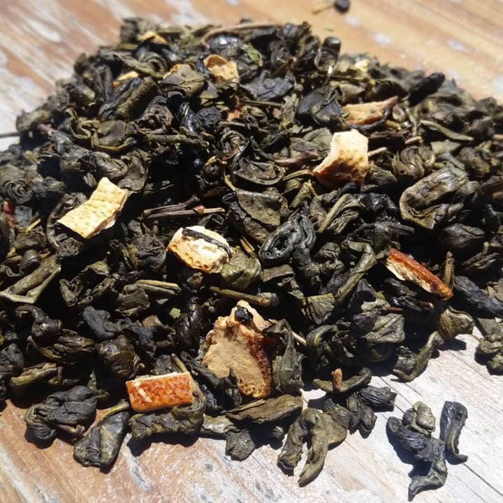 Lemon Mint Green Tea | Green Tea Blend | Light Caffeine for wholesale by Yum Cha Tea Company