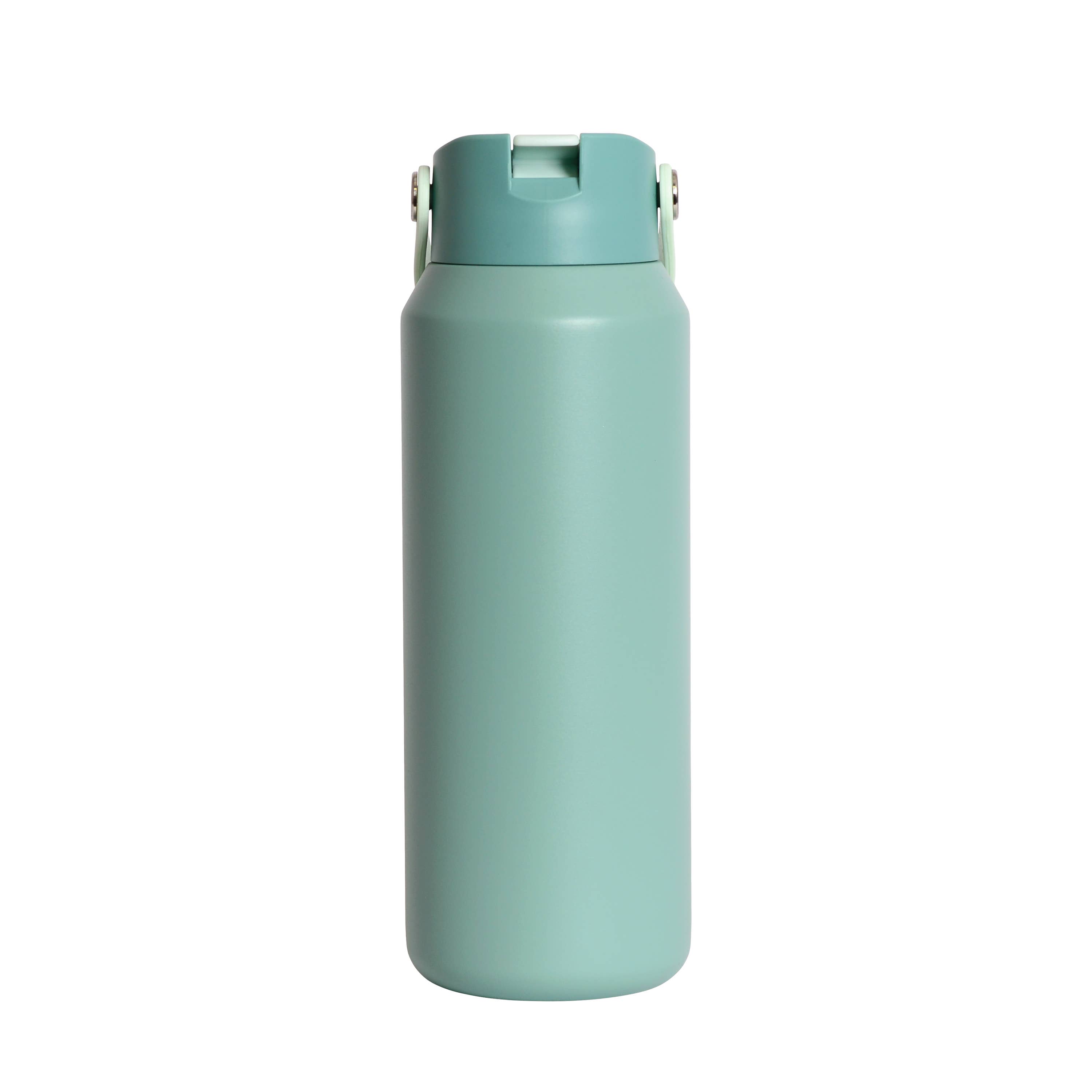 Elemental - Wholesale Water Bottle - Core Insulated Leakproof Bottle w/Handle 40oz - Sage5