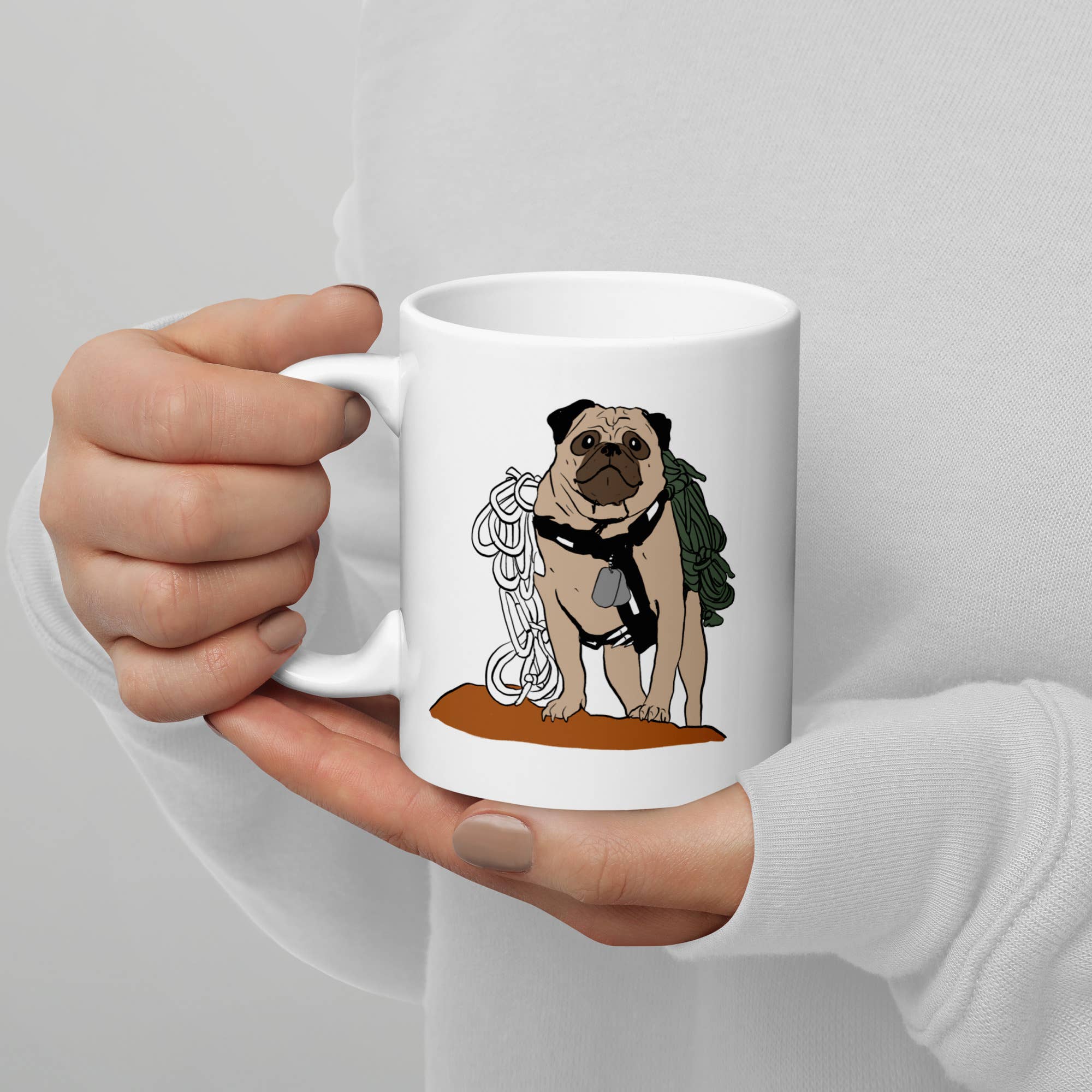 Club No-Kill 2027 Coffee Mugs - Wholesale Coffee Mug - Vinny the Pug Coffee Mugs              9