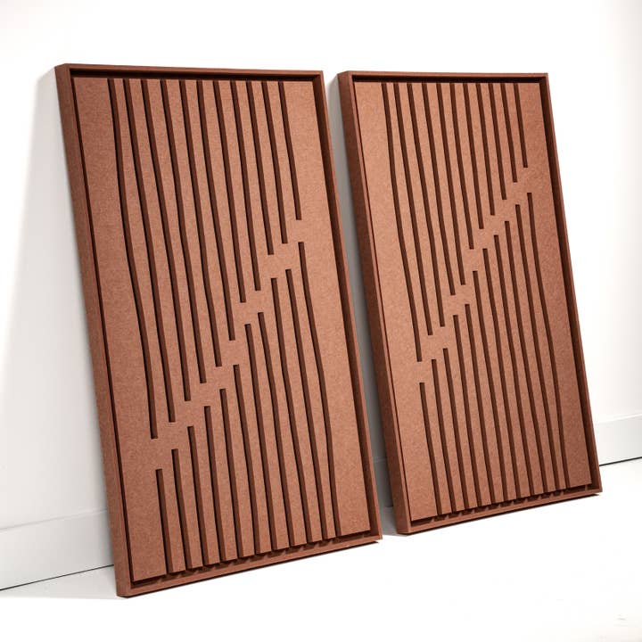 FeltArt Linoa Terra Bloom Taille L 70 x 110 cm Lot de 2 pour la vente par FeltArt