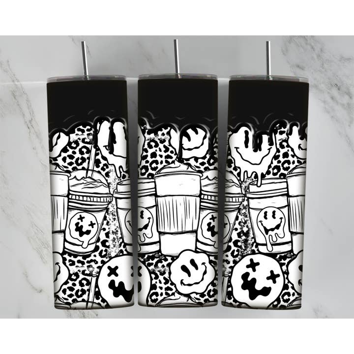 Gobelet Skinny 20 oz Coffee & Smiley's pour la vente par WST Wholesale