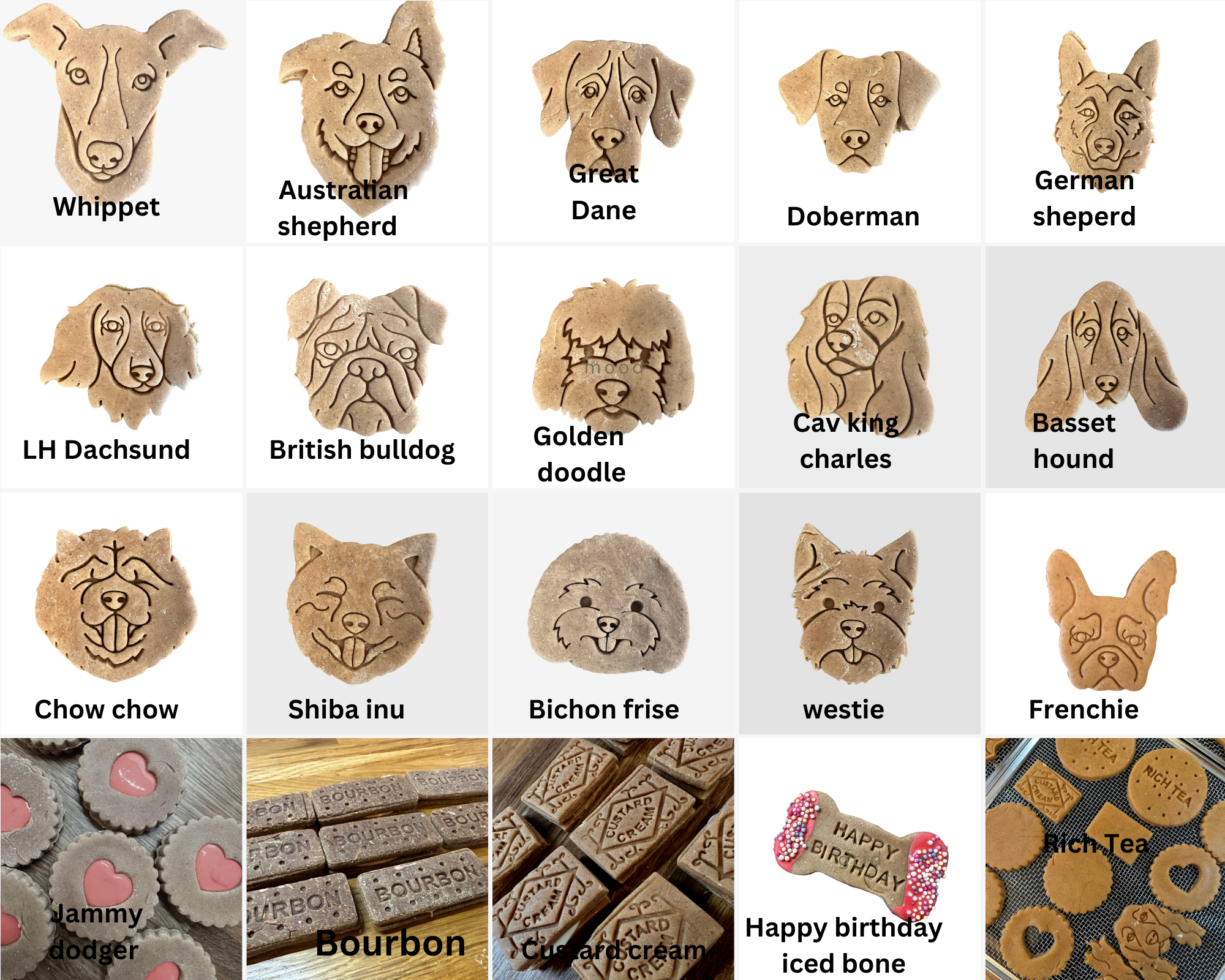 The Dog Shack - Vente Biscuits – chien - Biscuits pour chiens en forme de beurre de cacahuète sans céréales16